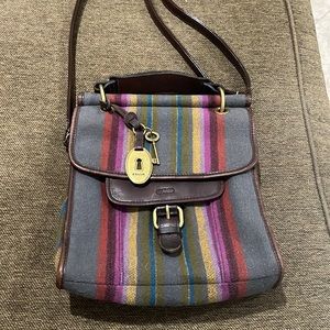 FOSSIL Long Live Vintage Wool Crossbody